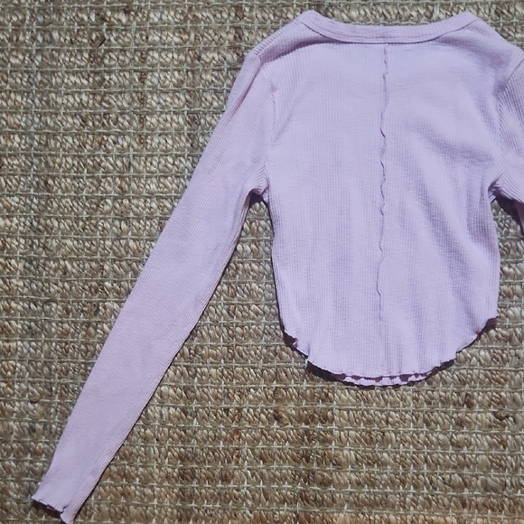Arizona Jean Company Light Purple Long Sleeve Top - Picture 7 of 8